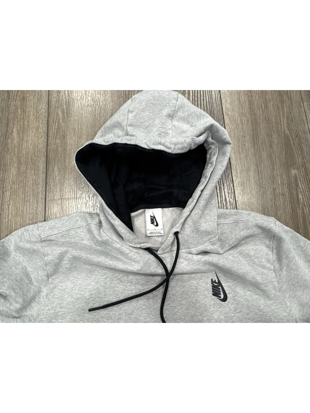 Rare Nike Nikelab Essential PO Hoodie Jumper Jacket Gray Men Size 867226-050 M